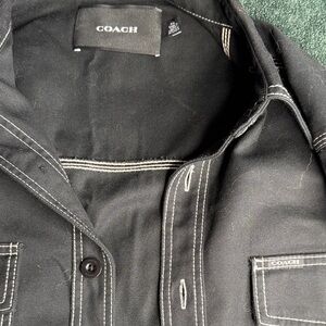 Coach Men's Black Shirt Jacket